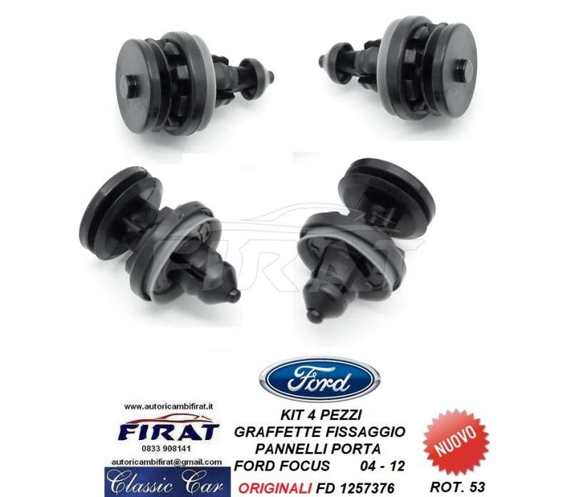 GRAFFETTE FISSAGGIO PANNELLI PORTA FORD FOCUS (1257376)